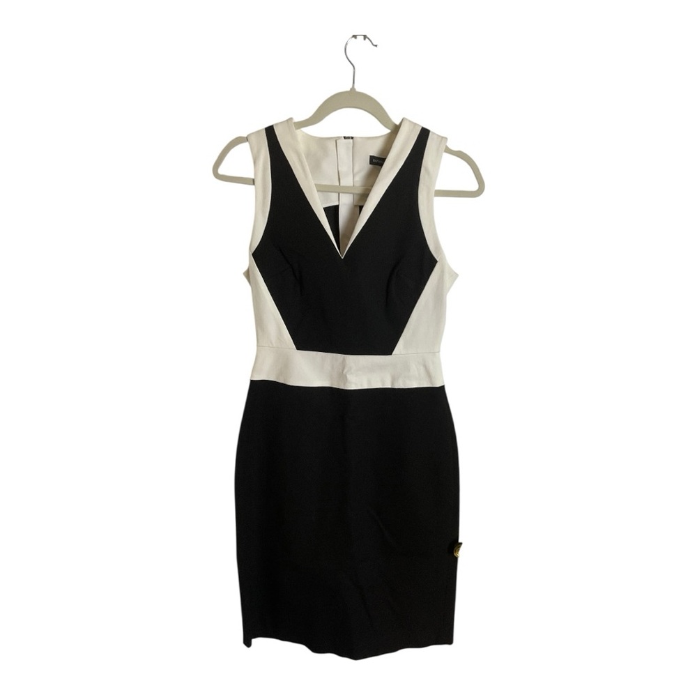 Banana Republic Sloan black and white dress Size 6 NWT